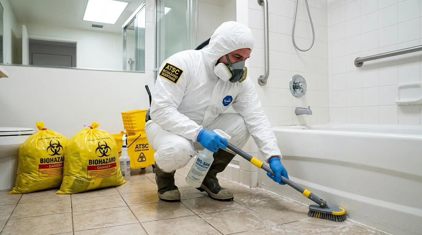 Decontamination equipment deployed for Blood Cleanup in Crystal City